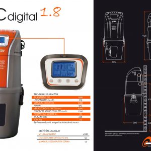 Sach Vac Digital 1.8 + On/Off Plus Kit 10m